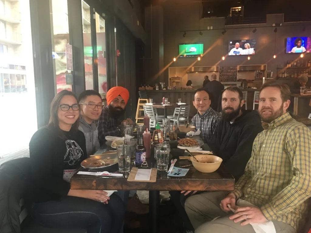2016 Holiday Lunch at Dynomite Burgers & Sushi