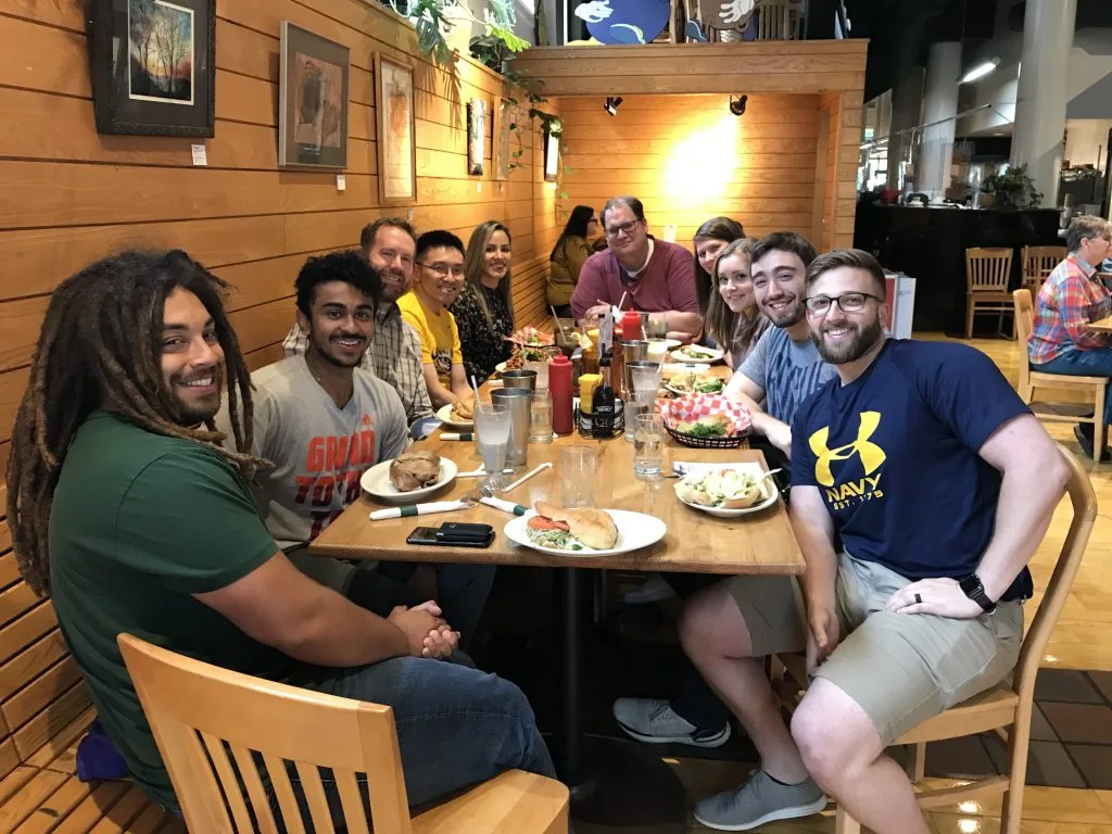 Lab Lunch at Tommy's